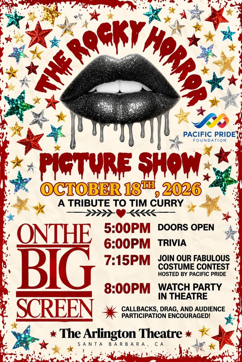 Rocky Horror Picture Show: A Tribute to Tim Curry @ the Arlington poster