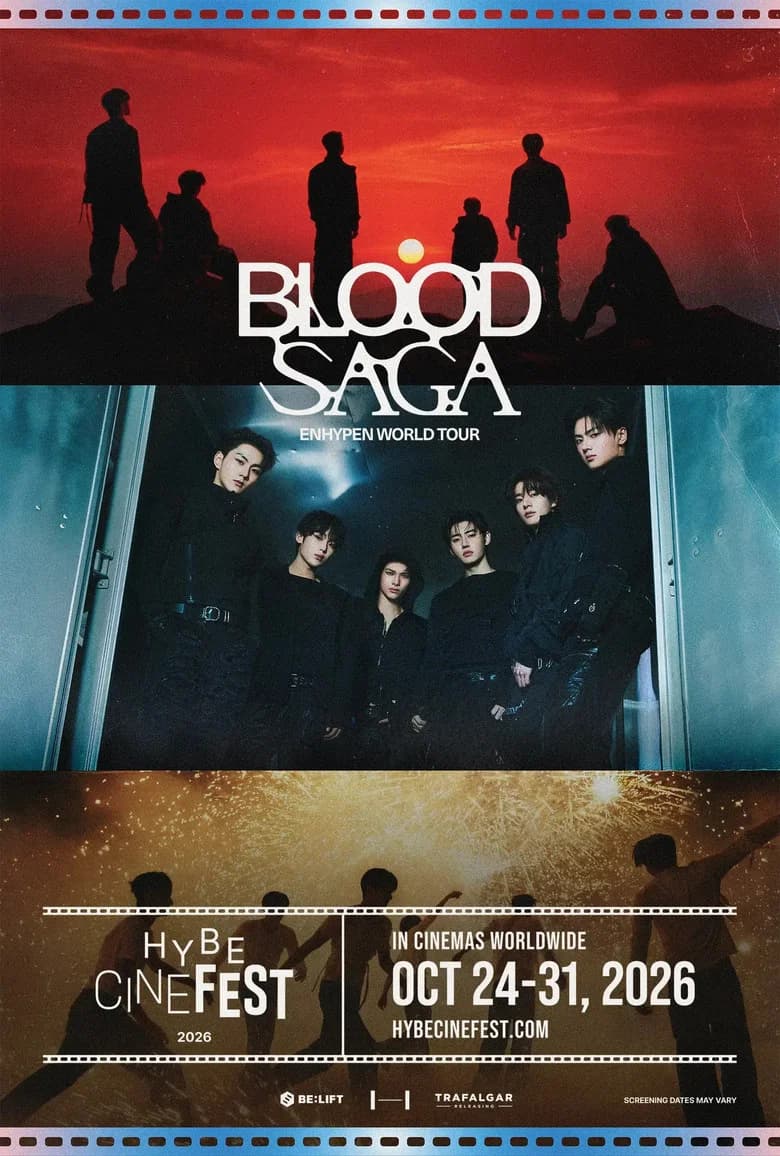 ENHYPEN WORLD TOUR 'BLOOD SAGA' poster